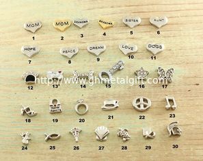 China Stainless Steel Locket Charms Sterling Silver Charms supplier