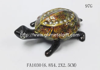 China Turtles Trinket Box Home Decorative Box turtle trinket box metal jewelry box for wedding supplier