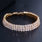 Fashion Square Created CZ Crystal Bangles Bracelets for Ladies Silver Color Women  Bracelets Wedding Jewelry  Bracelets supplier