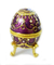 Faberge Easter Eggs Russian Royal Enamel Box Jewellery Box Holder Faberge Egg Box Style Decorative Enameled Trinket Box supplier