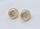 Vintage Gold Color Earrings Set Round Shape Pearl Earrings For Women Simple Square Round Fashion Earring Party Jewelry supplier