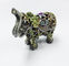 Funky elephant group set decorative indian metal jewellery boxes supplier