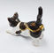 Promotional custom cat animal jewelry box metal cat trinket boxes cat shaped jewelry boxes supplier