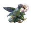 New hummer bejeweled rhinestone crystal bird enamel box  hummer bird trinket box christmas gift box supplier